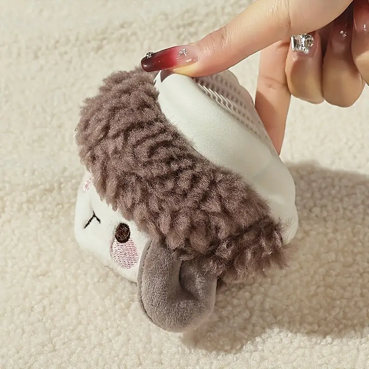 Kinder Sloffen mit Schafchen – WoollySteps