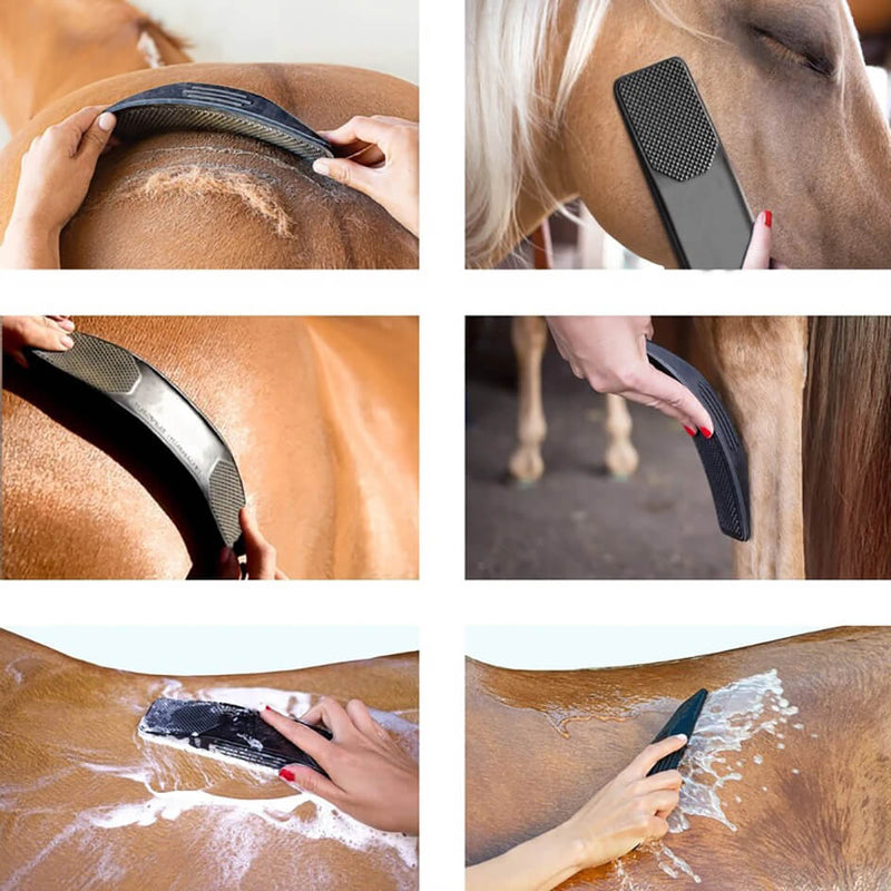 Pferdepflegebürste | 6-in-1 Vielseitig Innovativ Beruhigend-Luzern Mode