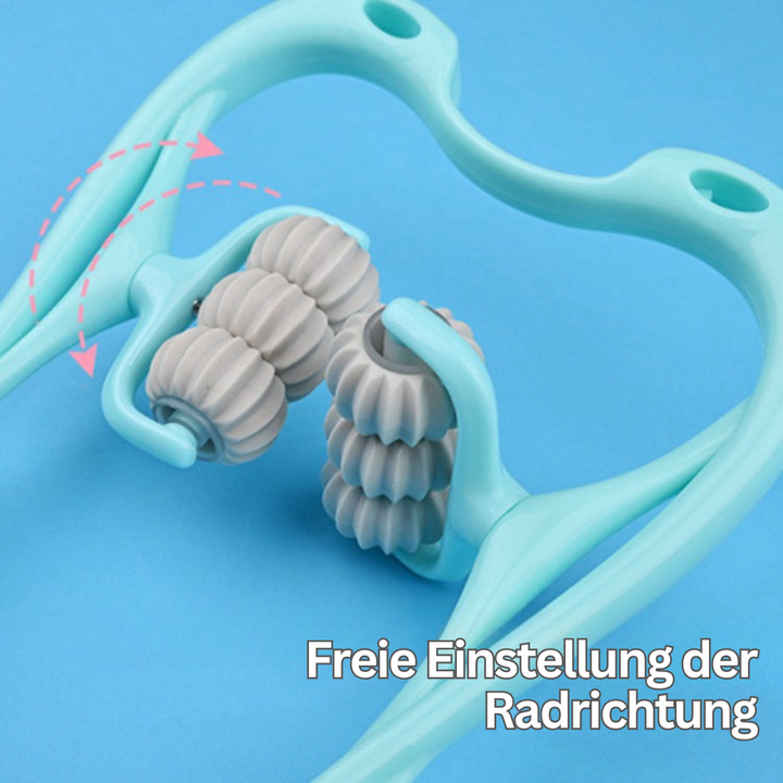 Nackenmassagegerät | 6-Rad Manuell Silikon Beruhigend Schmerzlindernd-Luzern Mode