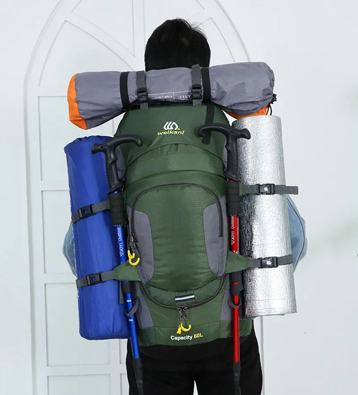 Wasserdichter Trekkingrucksack 60L für Outdoor-Abenteuer-Luzern Mode