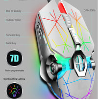 87-Tasten Mechanische Gaming-Tastatur RGB Hinterbeleuchtet Blaue Schalter