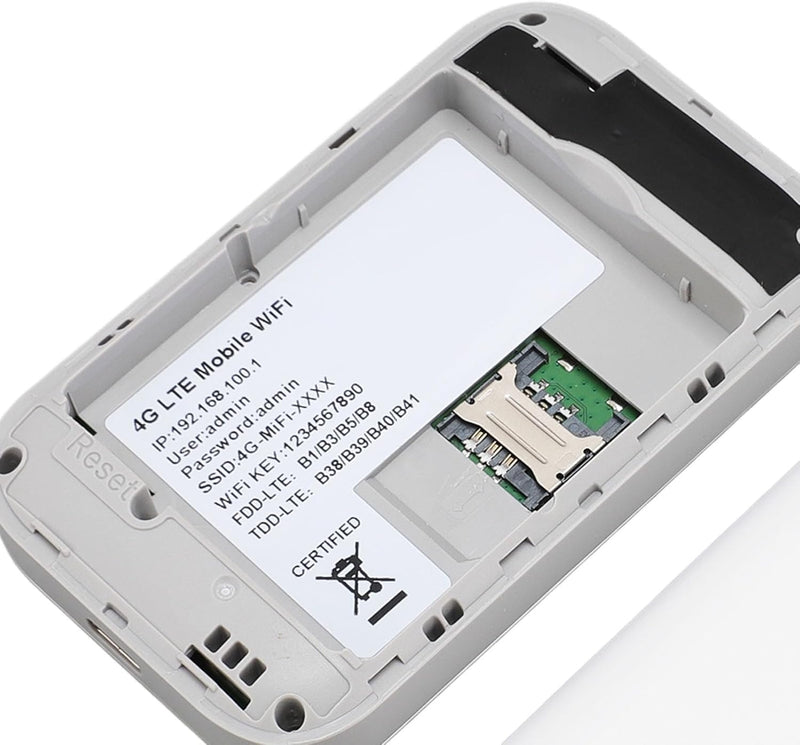 4G LTE USB WiFi Hotspot Modem mit 300Mbps Geschwindigkeit und 3000mAh Batterie – Netvora