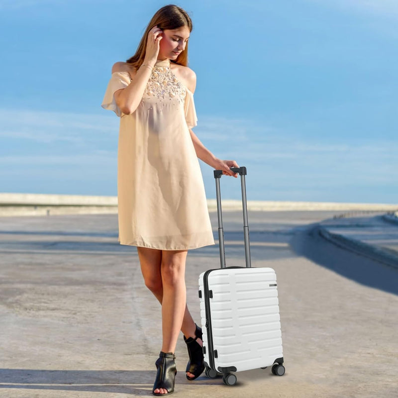 Ausziehbarer Hartschalenkoffer mit Spinner-Rädern und TSA-Schloss