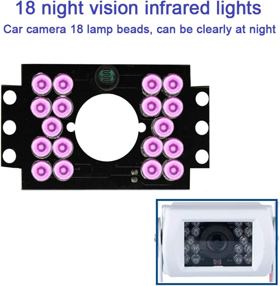 Truck Rückfahrkamera 12V/24V mit 18 LED IR Nachtsicht IP68
