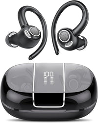 Drahtlose Bluetooth 5.3 Sport-Ohrhörer mit Geräuschreduzierung und 48 Stunden Wiedergabe – Zeyora