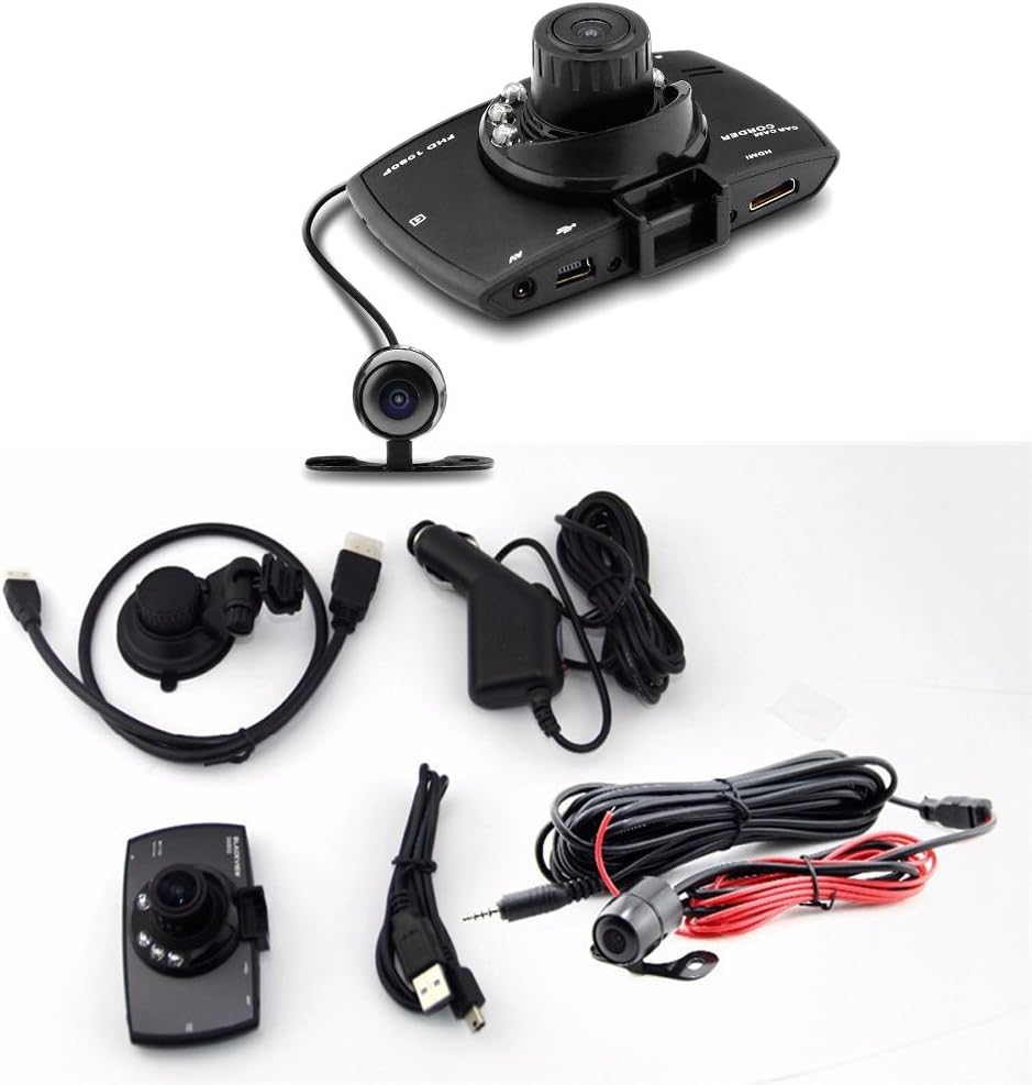 Dual-Lens-Autoradio DVR G30 2,7" LCD Full HD 1080P mit G-Sensor