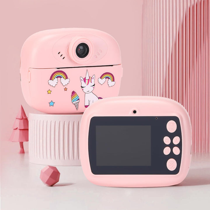 Sofortdruck Kinderkamera mit Dual-Linse, HD-Video und Kreativ-Set – Lymora