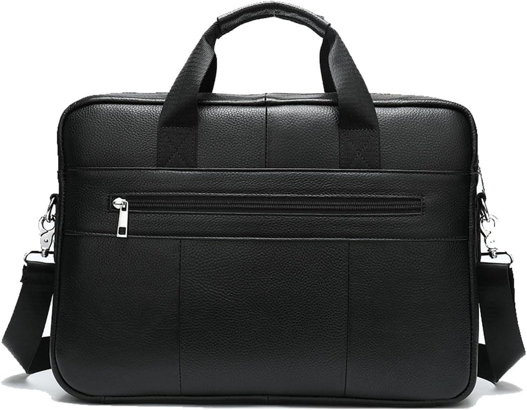 Premium Rindsleder 15” Business-Aktentas mit Organizer-Fächern