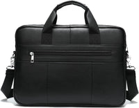 Premium Rindsleder 15” Business-Aktentas mit Organizer-Fächern