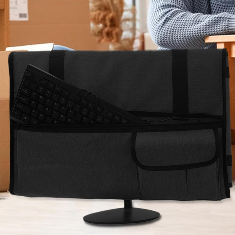 Tragbarer Monitor-Bag – Schutzstaubdichte Bildschirmtasche mit Flanellfutter – Veynor