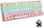 87-Tasten Mechanische Gaming-Tastatur RGB Hinterbeleuchtet Blaue Schalter