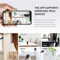 Mini-Sicherheitskamera 4K WiFi Verborgene Innenkamera mit Nachtsicht