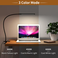 77 LED Schreibtisch-Klemmlampe mit USB-Stromversorgung und flexiblem Schwanenhals – Serava