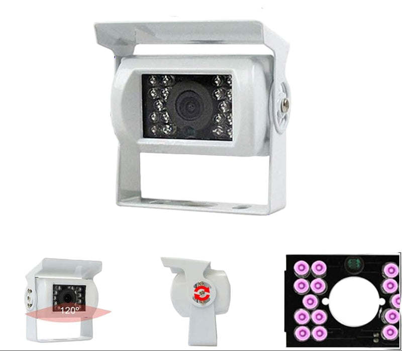 Truck Rückfahrkamera 12V/24V mit 18 LED IR Nachtsicht IP68