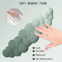 Wolkenförmige ergonomische Handgelenkauflage mit Mauspad und Untersetzer – Zeyora