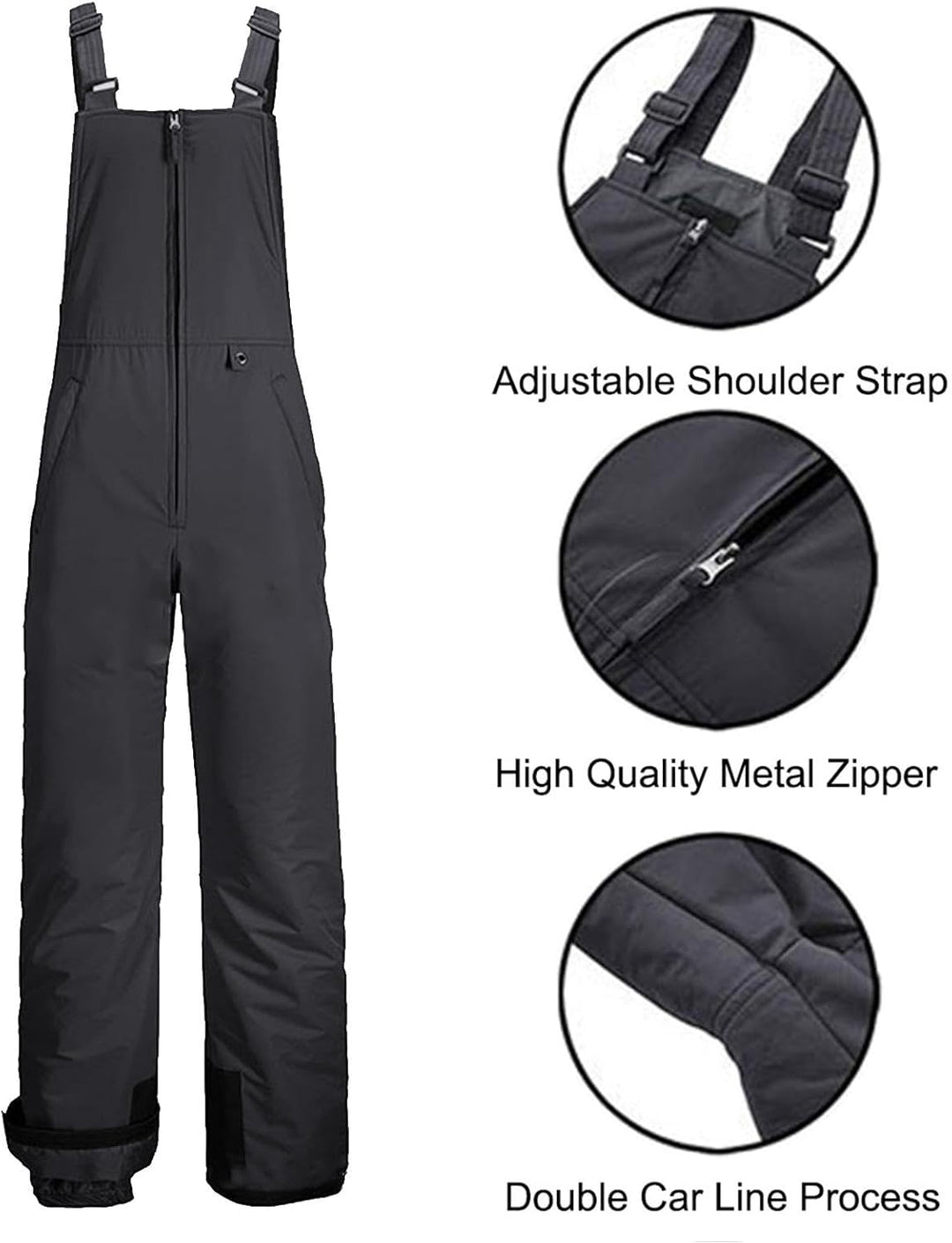 Wasserdichte isolierte Snowboard-Bibs – Arvion