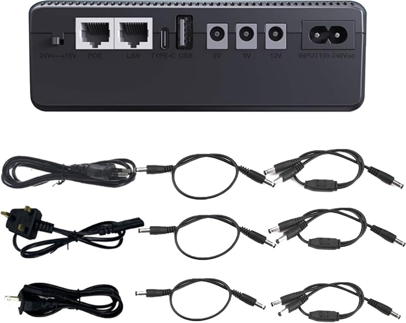 UPS-Notstrombatterie 10400 mAh Kompakte Stromversorgung – Nexora