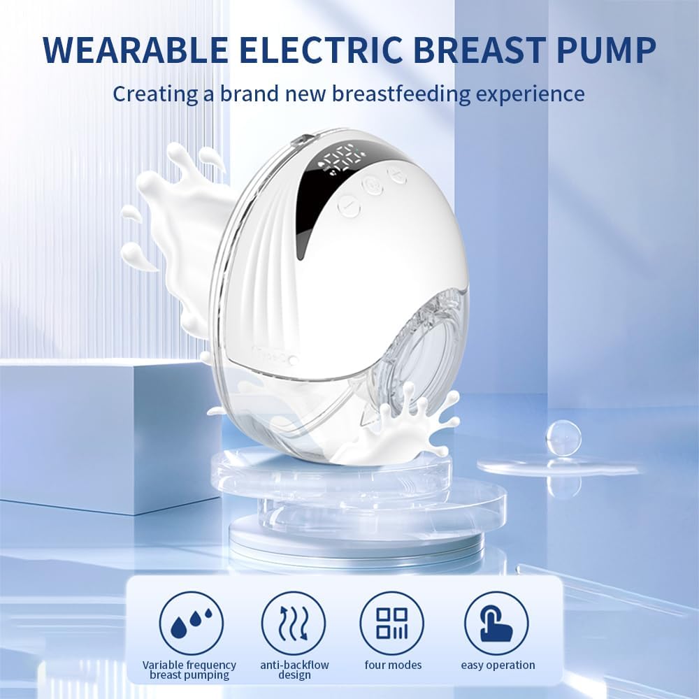 Tragbare elektrische Brustpumpe mit LED-Display – Mirava