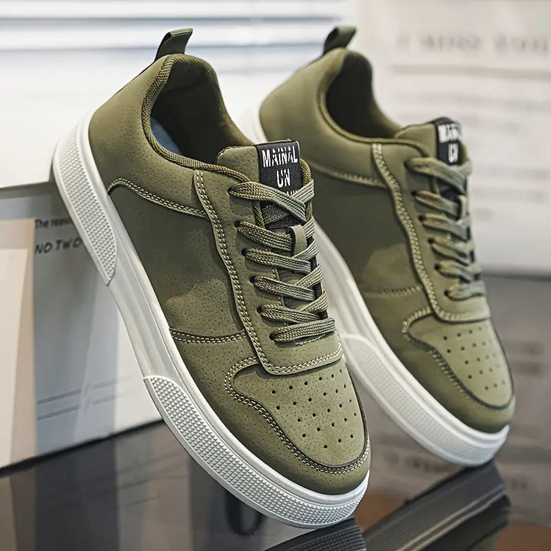 Herren-Wanderschuhe aus Veloursleder mit Komfortsohle & Stil – Marco