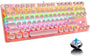 87-Tasten Mechanische Gaming-Tastatur RGB Hinterbeleuchtet Blaue Schalter