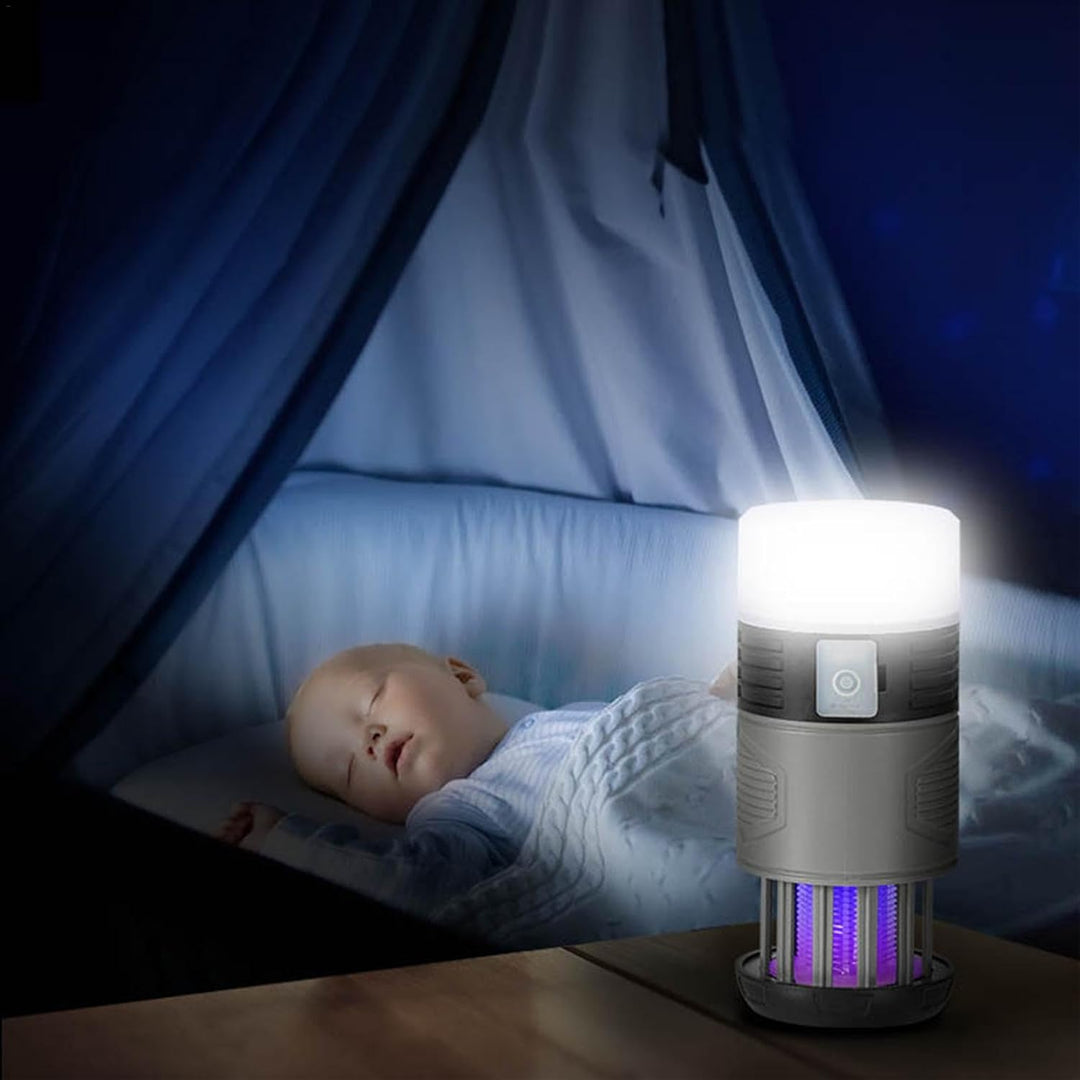 Solarbetriebene Fliegenfalle mit UV-Lampe – Zynora
