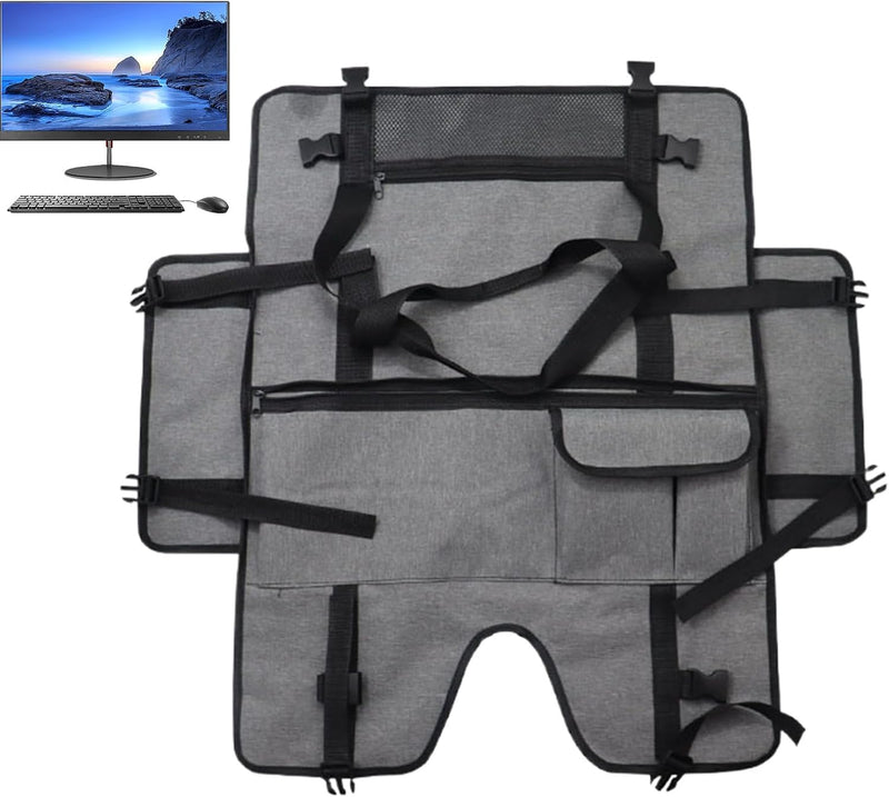 Tragbarer Monitor-Bag – Schutzstaubdichte Bildschirmtasche mit Flanellfutter – Veynor