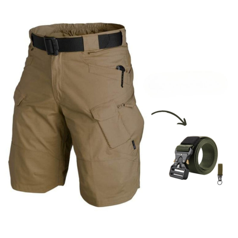 Herren Cargo-Shorts mit 7 Taschen & Gratis Gürtel – Taro