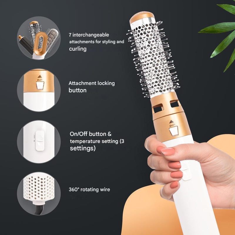 Hairstyler | 7-in-1 | 1000W | Einstellbar | Hitzebeständig | Leicht-Luzern Mode
