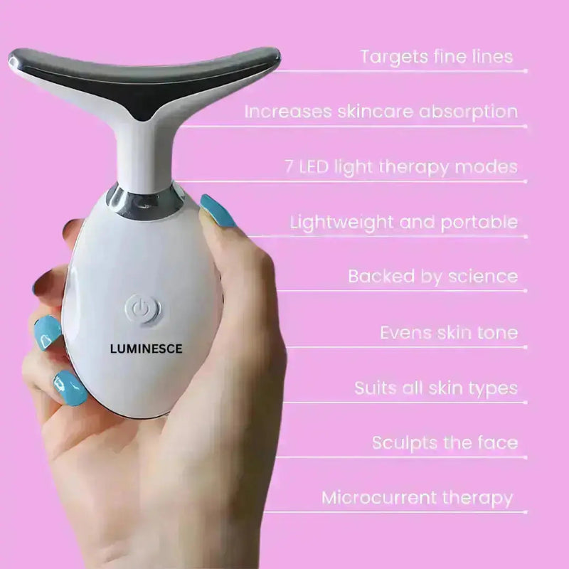 Gesichtsstraffer | Massagetool | LED | 7-in-1 | EMS | Lichttherapie-Luzern Mode