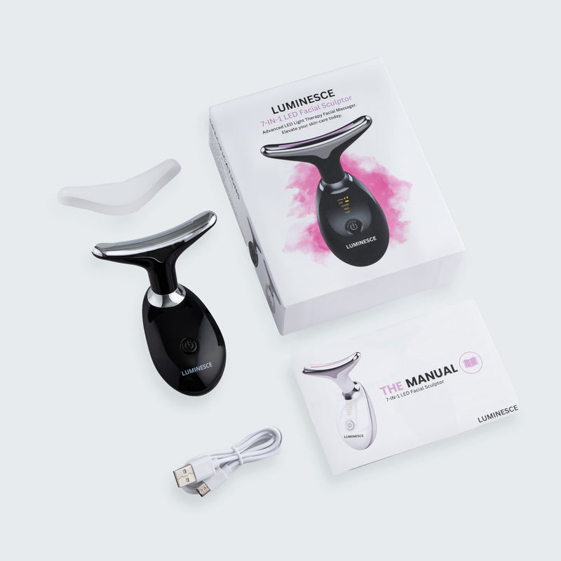 Gesichtsstraffer | Massagetool | LED | 7-in-1 | EMS | Lichttherapie-Luzern Mode