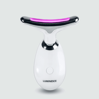 Gesichtsstraffer | Massagetool | LED | 7-in-1 | EMS | Lichttherapie-Weiß-Luzern Mode