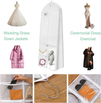 Brautkleid-Aufbewahrungsset in voller Länge – Staubdichte Brautkleid-Hülle (2 zum Preis von 1)