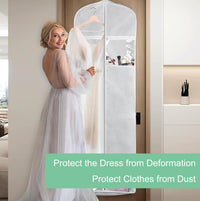 Brautkleid-Aufbewahrungsset in voller Länge – Staubdichte Brautkleid-Hülle (2 zum Preis von 1)