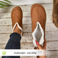 Barfußhausschuhe mit Fleece-Futter – Amalia