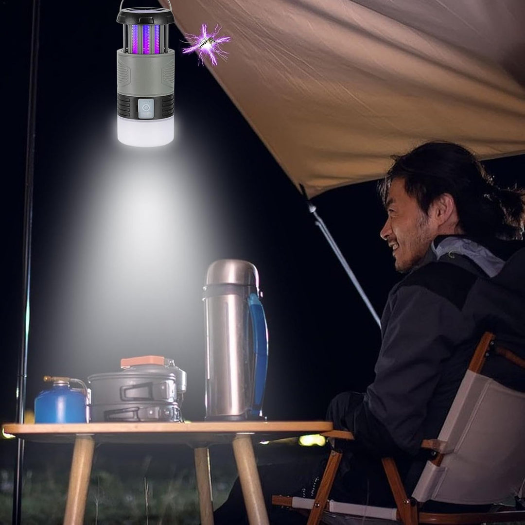 Solarbetriebene Fliegenfalle mit UV-Lampe – Zynora