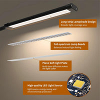 77 LED Schreibtisch-Klemmlampe mit USB-Stromversorgung und flexiblem Schwanenhals – Serava