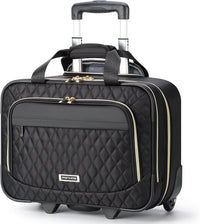 15,6" Rollkoffer für Laptop mit Mehreren Fächern & Flugzeugzugelassene Abmessungen