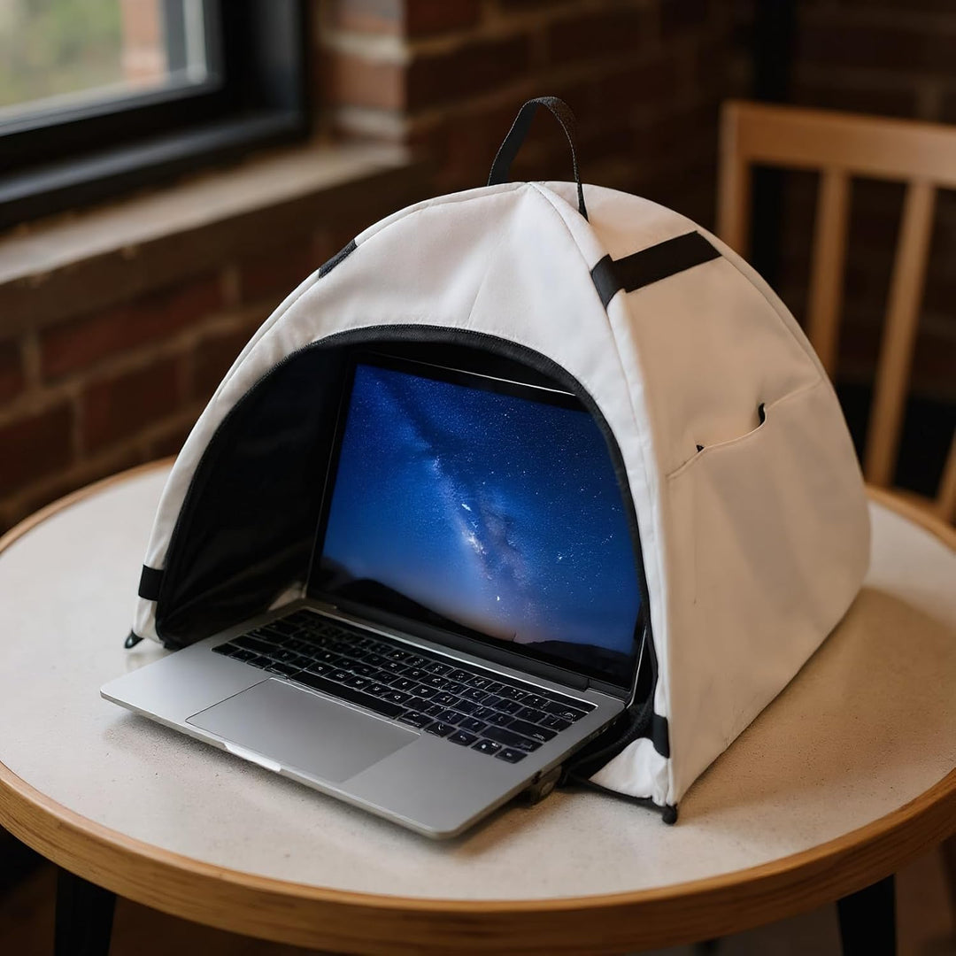 Laptop Sonnenblende – Faltbares Anti-Blend-Privatzelt für Geräte von 13–16" – Travory