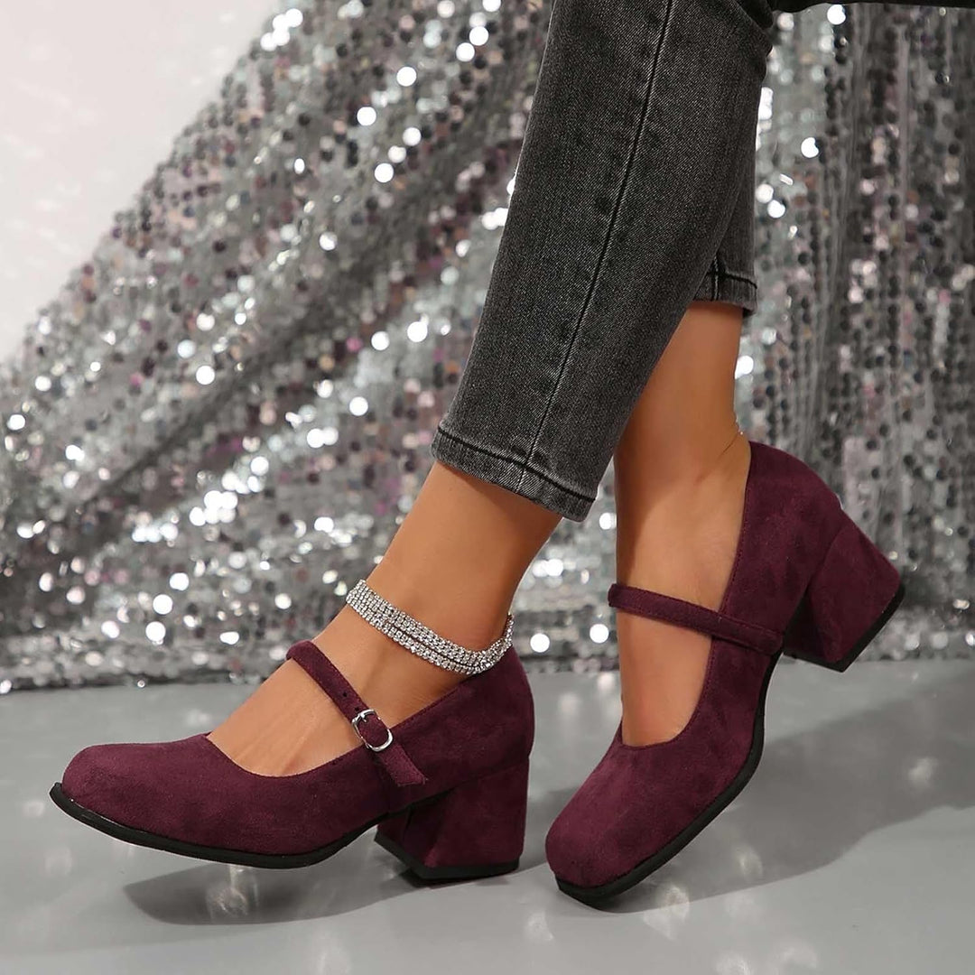 Wildleder Pumps mit Schnalle – Lena Oktoberfest 2026