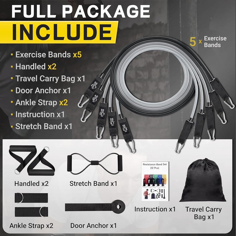 Trainer Suspension Widerstandsbänder Set – Veltrix