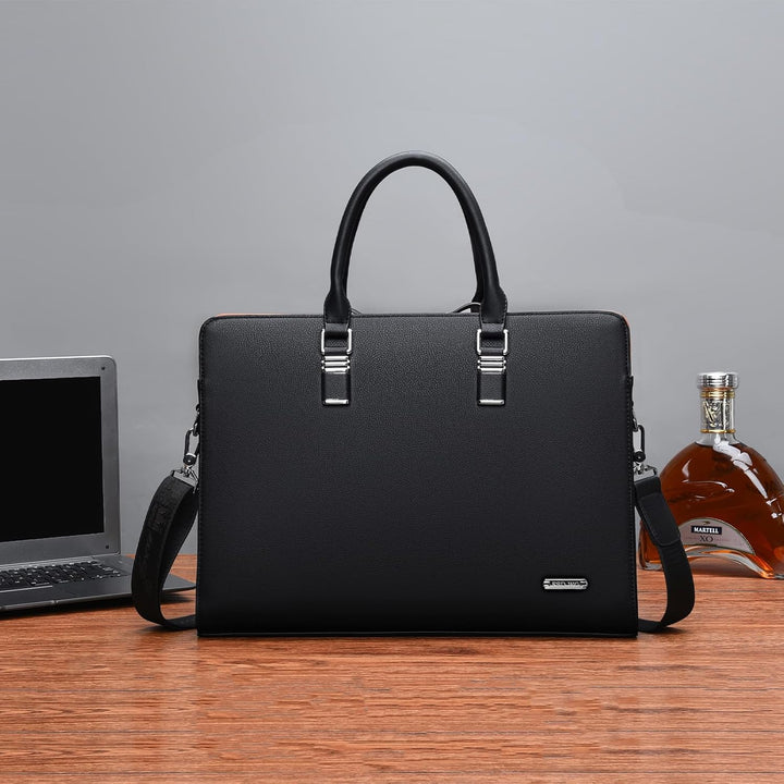 Echte Leder Multi-Fach Geschäfts-Laptoptasche für Profis