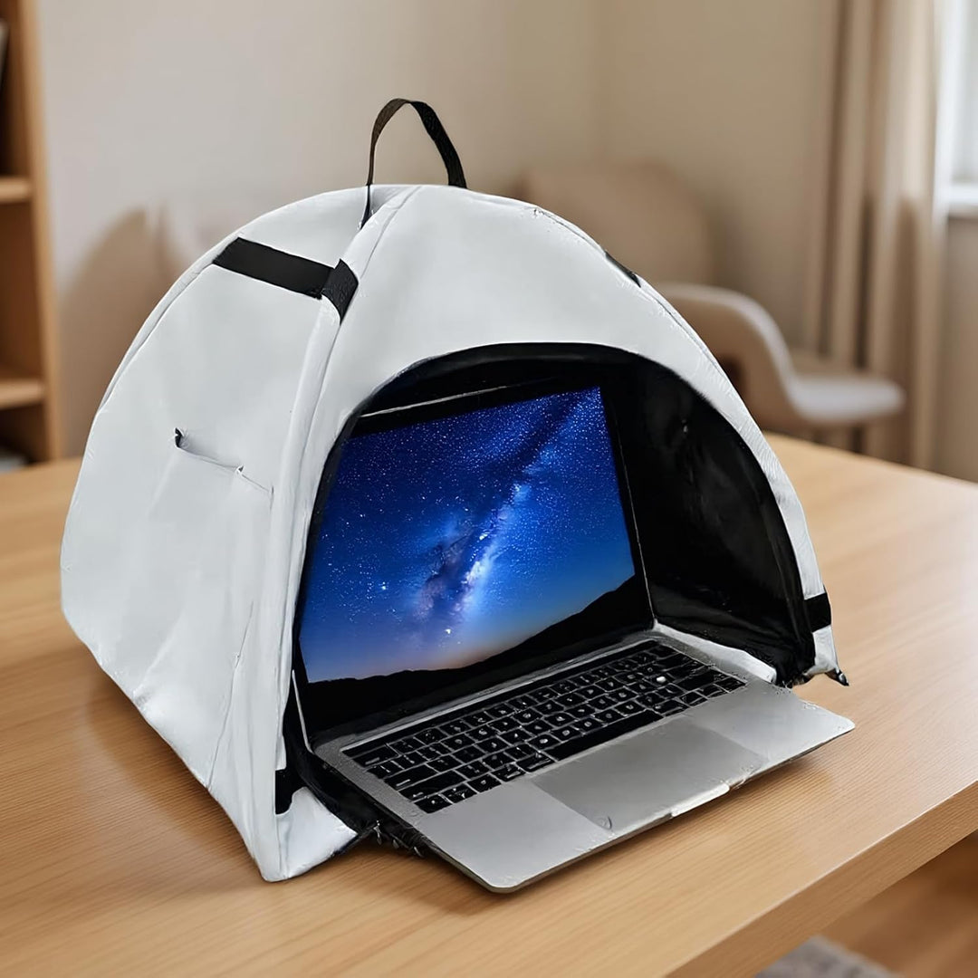 Laptop Sonnenblende – Faltbares Anti-Blend-Privatzelt für Geräte von 13–16" – Travory