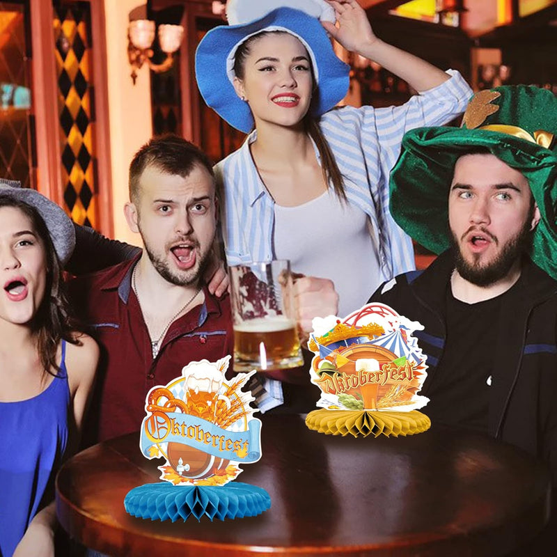 Waben-Tischdeko im 3er-Set – FestFreude Oktoberfest 2026