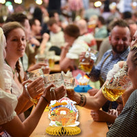 Waben-Tischdeko im 3er-Set – FestFreude Oktoberfest 2026