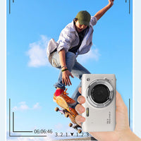 4K Kompakte Digitalkamera mit 58MP Fotos und 16-fachem Zoom – Lumora