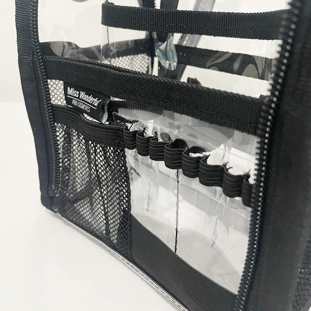 Große transparente PVC-Make-up-Tasche für Reisen & den täglichen Gebrauch – Aveline