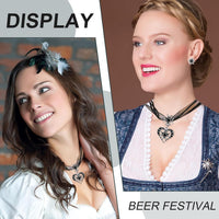 Edelweiß Schmuckset mit Herzanhänger – BergMystik Oktoberfest 2026