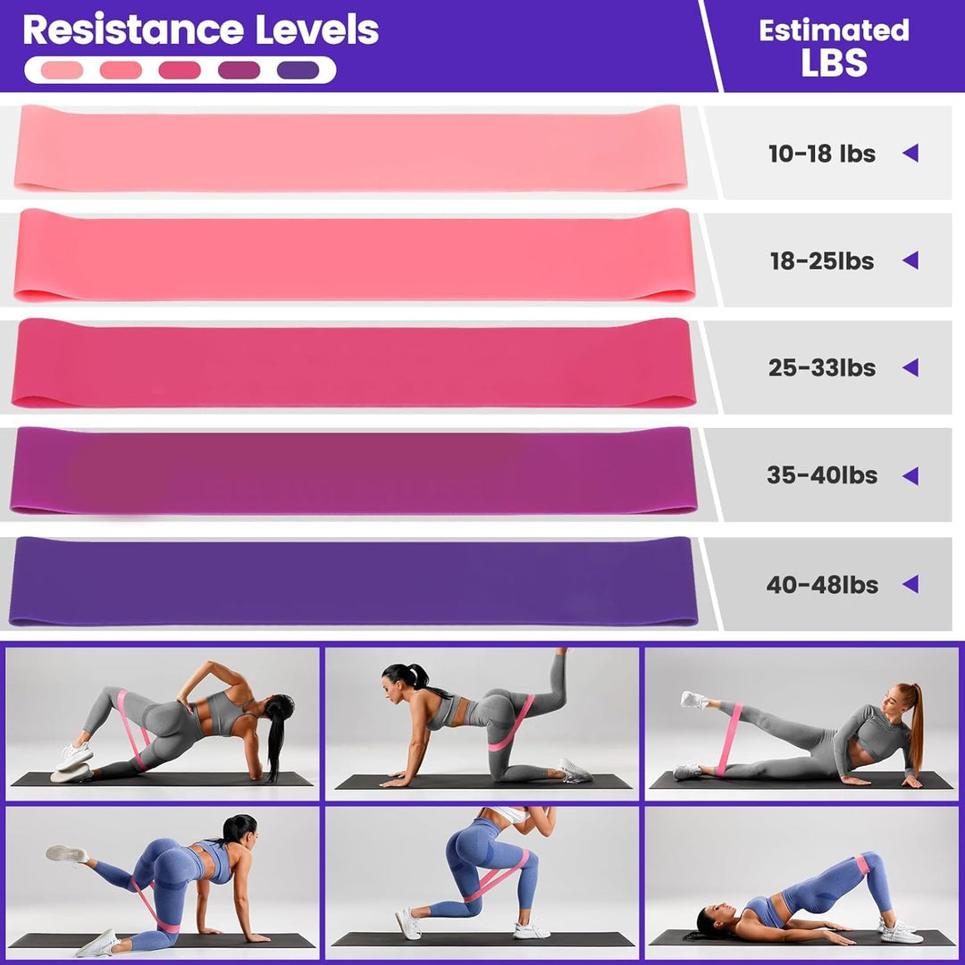 9-teiliges Pilates-Set für zu Hause mit Ring, Ball, Bändern und rutschfesten Socken