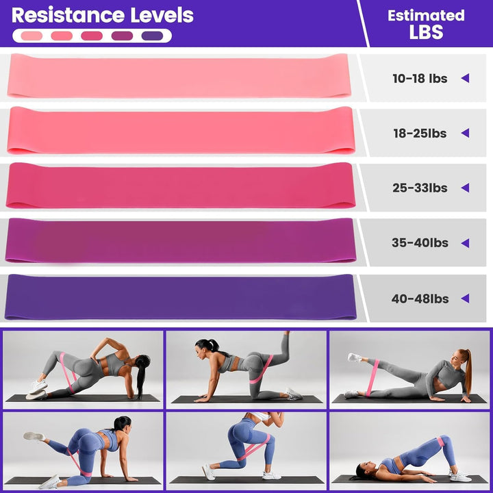 9-teiliges Pilates-Set für zu Hause mit Ring, Ball, Bändern und rutschfesten Socken