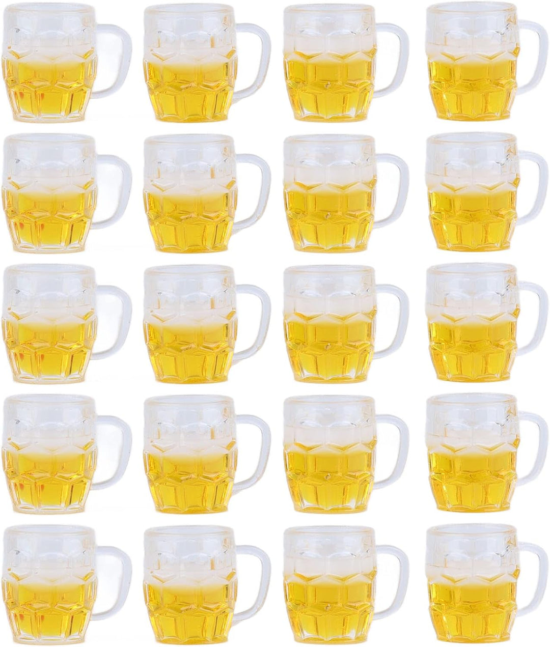 Mini Bierkrüge (12er-Set, Harz) – DekoProst Oktoberfest 2026